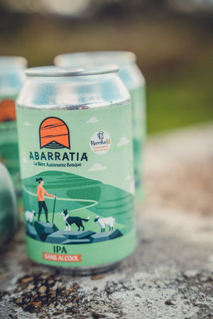 Bière IPA SANS ALCOOL ABARRATIA - canette 33cl x6